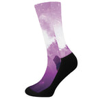 EDM Party In Nightclub Print Crew Socks