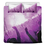 EDM Party In Nightclub Print Duvet Cover Bedding Set