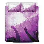 EDM Party In Nightclub Print Duvet Cover Bedding Set