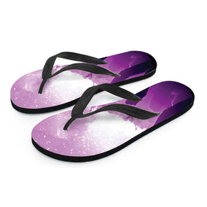 EDM Party In Nightclub Print Flip Flops