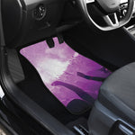 EDM Party In Nightclub Print Front and Back Car Floor Mats