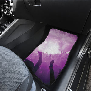 EDM Party In Nightclub Print Front Car Floor Mats