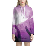 EDM Party In Nightclub Print Hoodie Dress