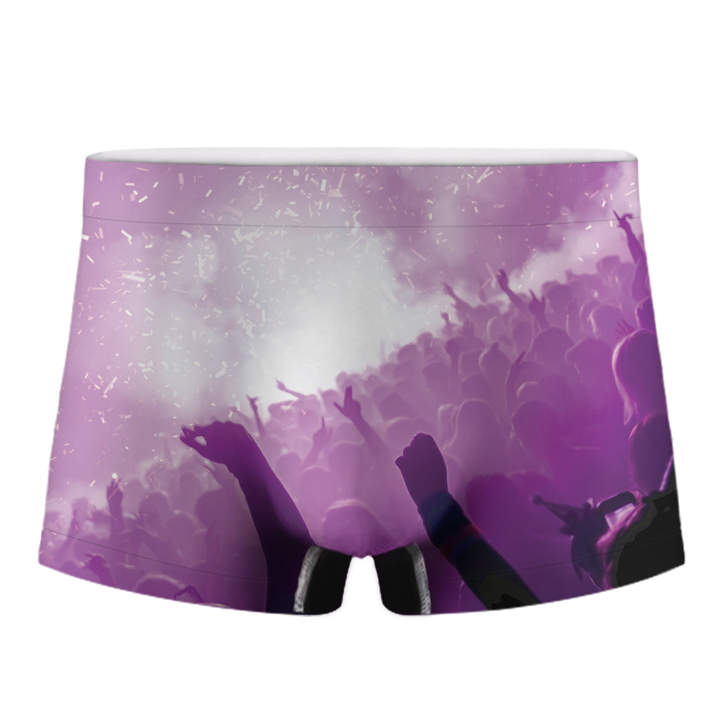 EDM Party In Nightclub Print Men's Boxer Briefs