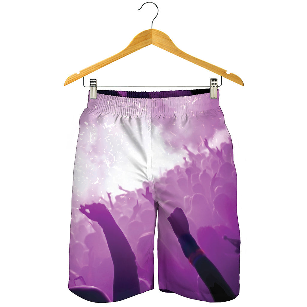 EDM Party In Nightclub Print Men's Shorts