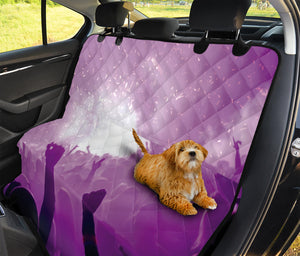 EDM Party In Nightclub Print Pet Car Back Seat Cover