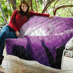 EDM Party In Nightclub Print Quilt