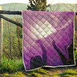 EDM Party In Nightclub Print Quilt
