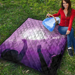 EDM Party In Nightclub Print Quilt