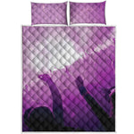 EDM Party In Nightclub Print Quilt Bed Set