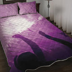 EDM Party In Nightclub Print Quilt Bed Set