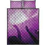 EDM Party In Nightclub Print Quilt Bed Set