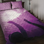 EDM Party In Nightclub Print Quilt Bed Set