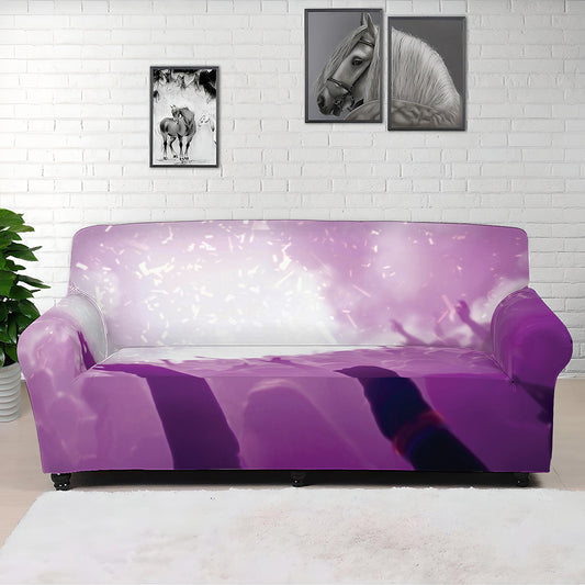 EDM Party In Nightclub Print Sofa Cover