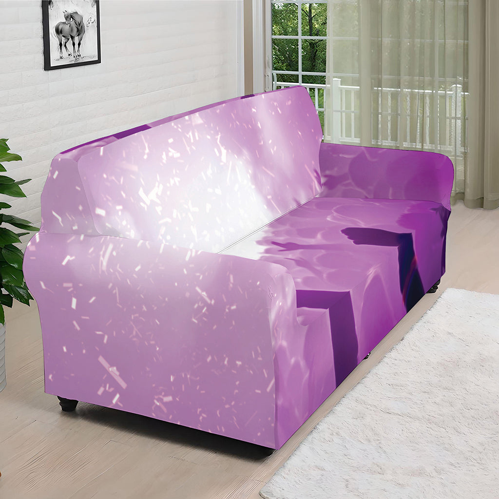 EDM Party In Nightclub Print Sofa Cover