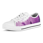 EDM Party In Nightclub Print White Low Top Shoes