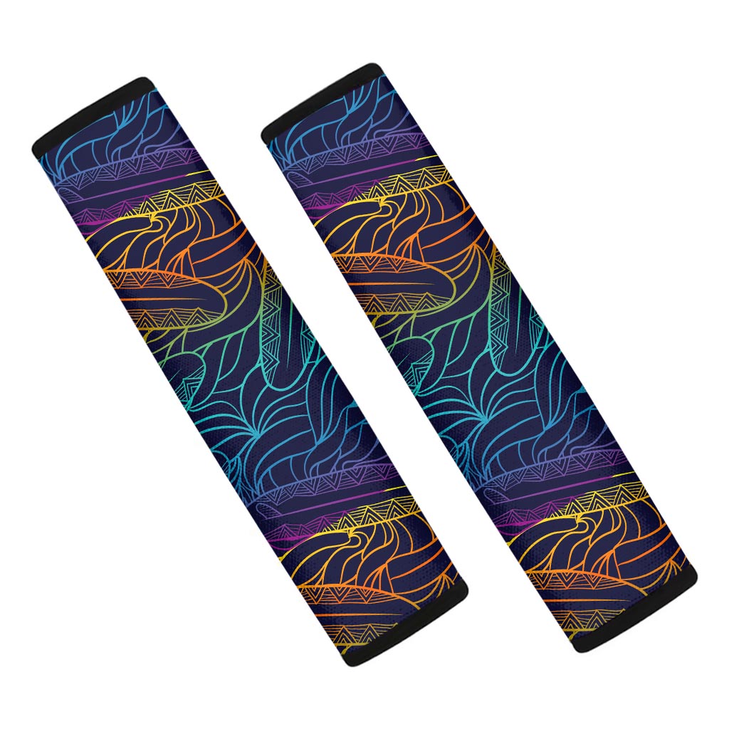 EDM Surfing Wave Pattern Print Car Seat Belt Covers