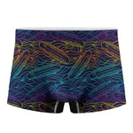 EDM Surfing Wave Pattern Print Men's Boxer Briefs