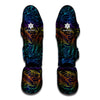 EDM Surfing Wave Pattern Print Muay Thai Shin Guard