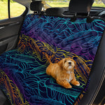 EDM Surfing Wave Pattern Print Pet Car Back Seat Cover