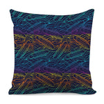 EDM Surfing Wave Pattern Print Pillow Cover