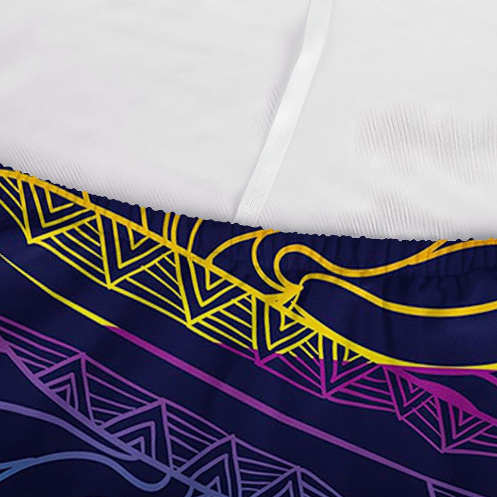 EDM Surfing Wave Pattern Print Sofa Cover