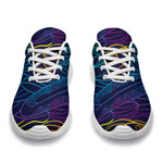 EDM Surfing Wave Pattern Print Sport Shoes GearFrost