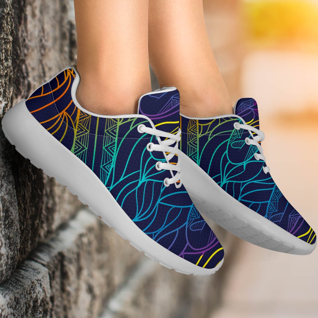 EDM Surfing Wave Pattern Print Sport Shoes GearFrost