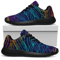 EDM Surfing Wave Pattern Print Walking Shoes
