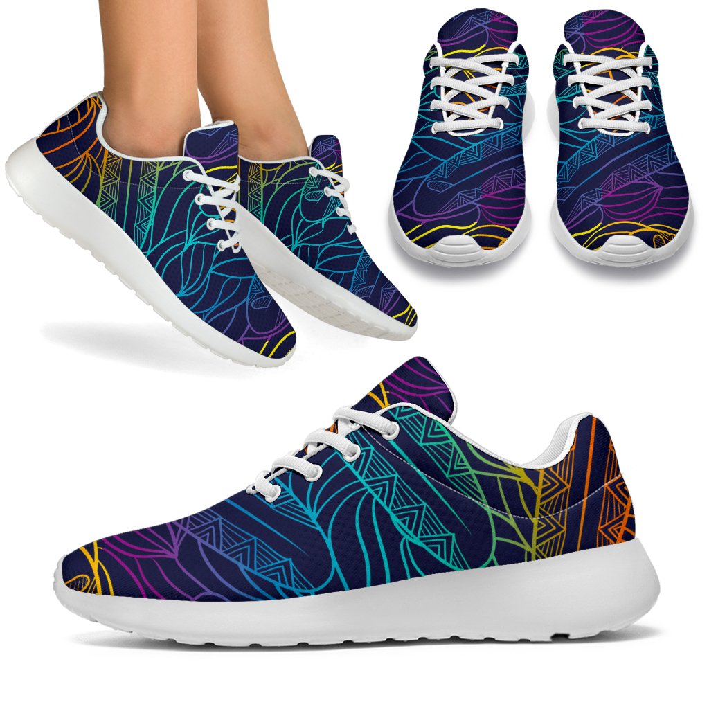 EDM Surfing Wave Pattern Print Sport Shoes GearFrost