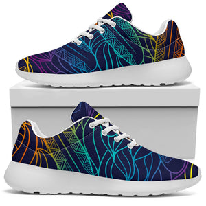 EDM Surfing Wave Pattern Print Sport Shoes GearFrost