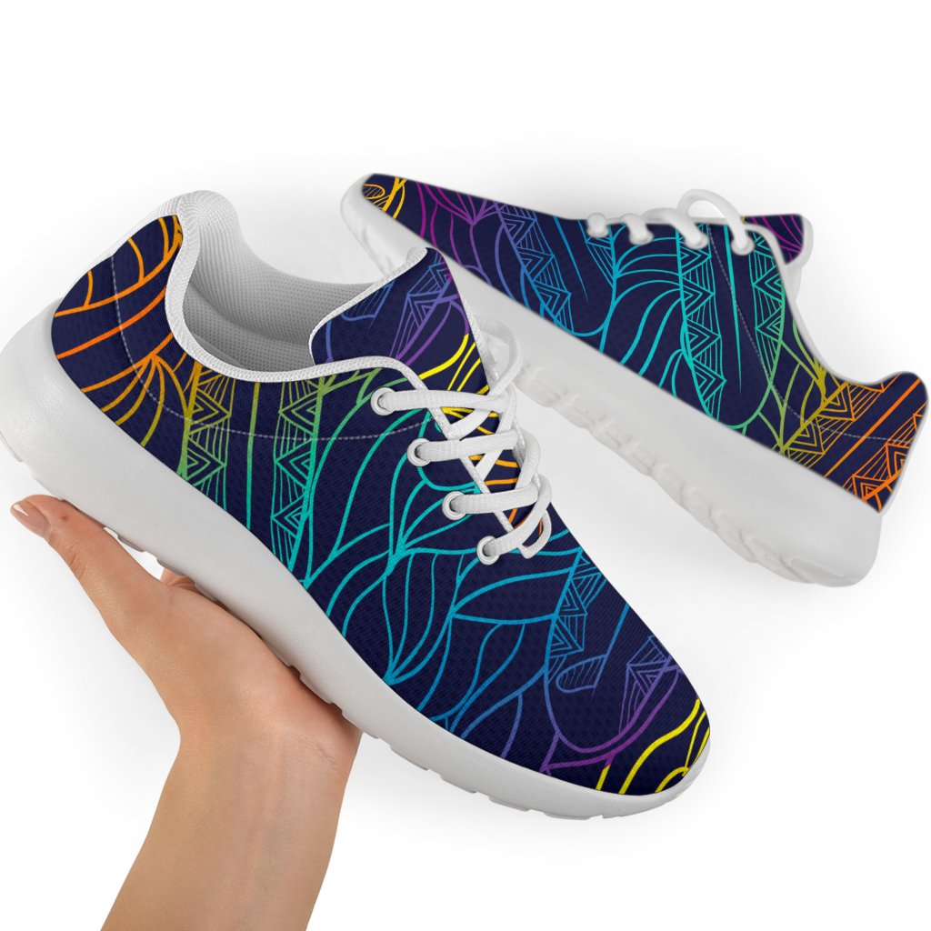 EDM Surfing Wave Pattern Print Sport Shoes GearFrost