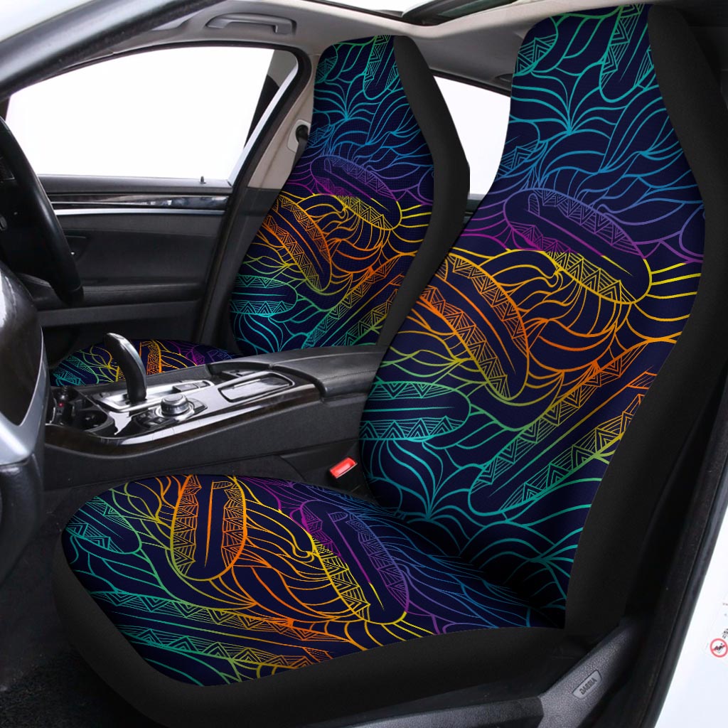 EDM Surfing Wave Pattern Print Universal Fit Car Seat Covers