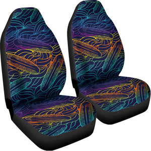 EDM Surfing Wave Pattern Print Universal Fit Car Seat Covers