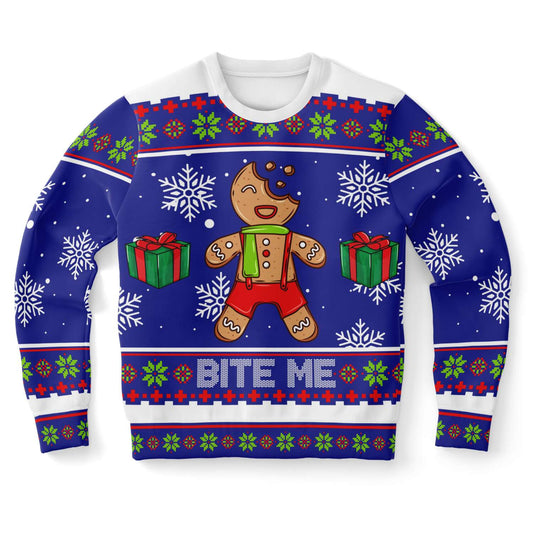 Bite Me Ugly Christmas Sweater