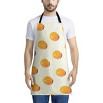 Egg Yolk Pattern Print Apron
