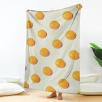 Egg Yolk Pattern Print Blanket