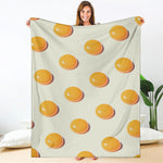 Egg Yolk Pattern Print Blanket