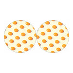 Egg Yolk Pattern Print Car Coasters