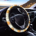 Egg Yolk Pattern Print Car Steering Wheel Cover