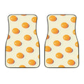 Egg Yolk Pattern Print Front Car Floor Mats