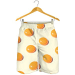 Egg Yolk Pattern Print Men's Shorts