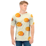 Egg Yolk Pattern Print Men's T-Shirt