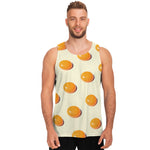 Egg Yolk Pattern Print Men's Tank Top