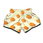 Egg Yolk Pattern Print Muay Thai Boxing Shorts