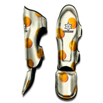 Egg Yolk Pattern Print Muay Thai Shin Guard