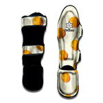 Egg Yolk Pattern Print Muay Thai Shin Guard