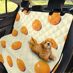 Egg Yolk Pattern Print Pet Car Back Seat Cover