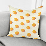 Egg Yolk Pattern Print Pillow Cover