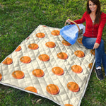 Egg Yolk Pattern Print Quilt